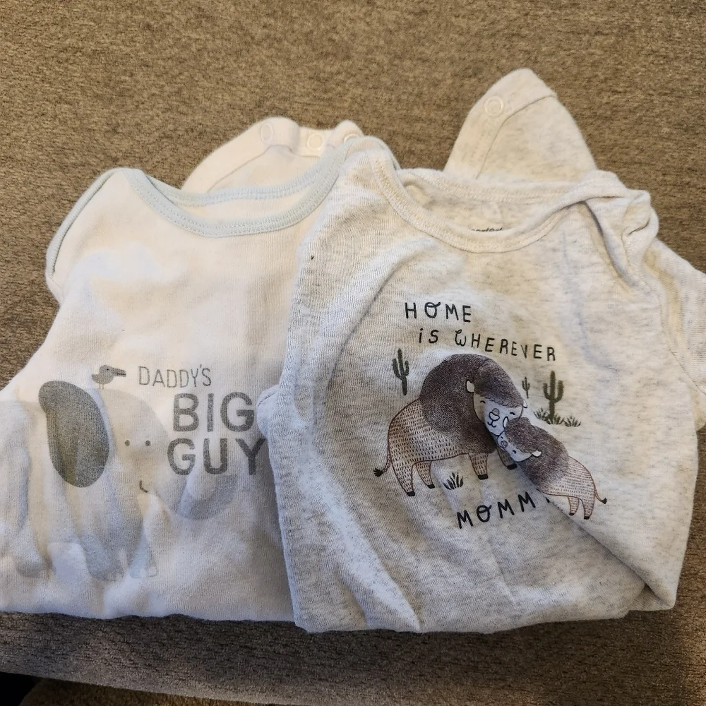 Carter's (2) Baby Onesies
